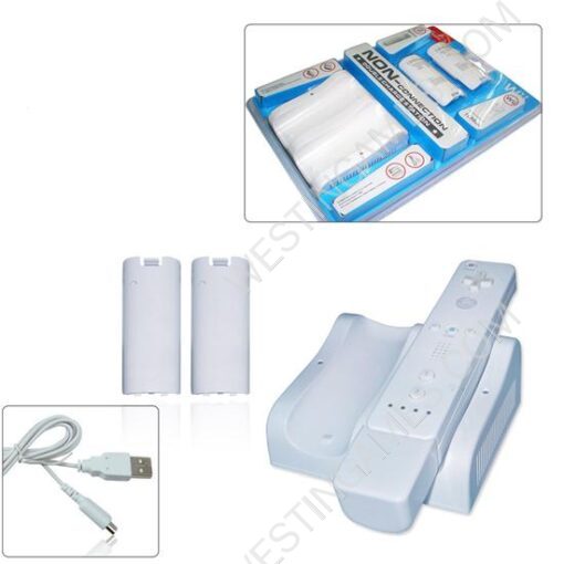 Wii Non-connection Double Charge Station White