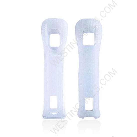 Protective Silicone Sleeve White for Wii Remote (Designed for Using MotionPlus)