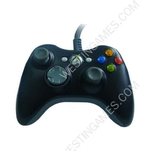 XBOX360 Wired Controller Joypad Black - Image 2