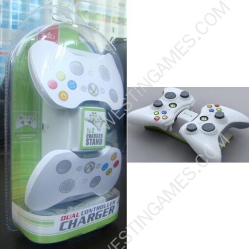 Dual Controller Charger for XBOX 360 Wireless Joypad