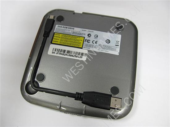 Wii 8X External Slim DVD-ROM Drive Grey - Image 2