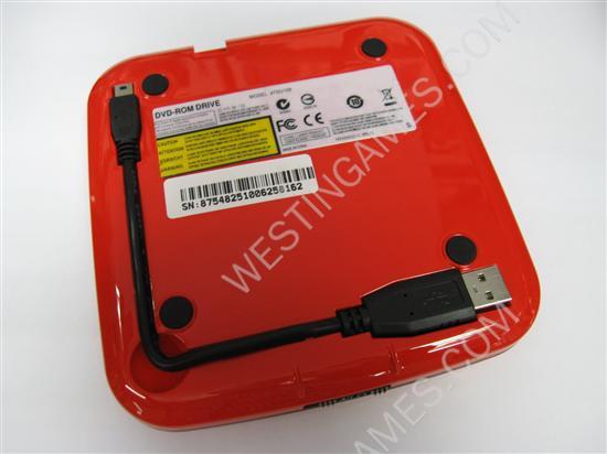 Wii 8X External Slim DVD-ROM Drive Red - Image 2