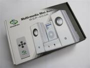 Multi-media Mini Auto Speaker Support SD Card RSP-003R for Ipod 02