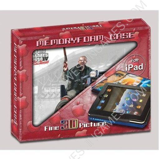 3D Animation Crystal Hard Carry Case Bag for IPAD (Grand Theft Auto 4)