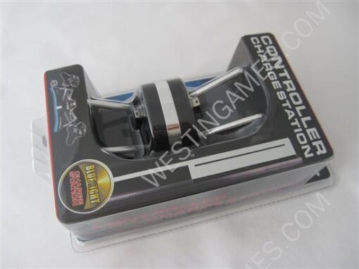 PS3 Controller Blue Light Charge Station Black