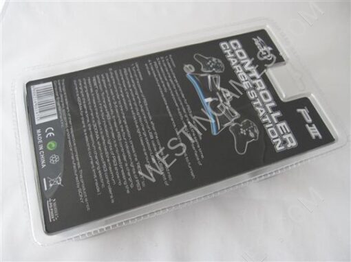 PS3 Controller Blue Light Charge Station Black - Image 2