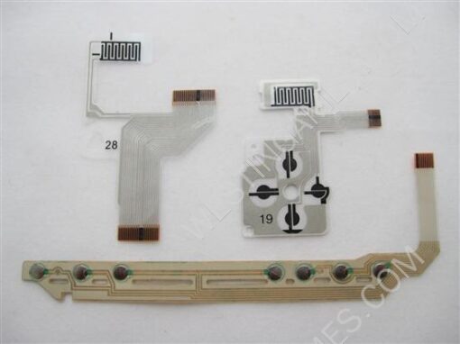 Replacement Conductive Bus Keystoke Keypress Control Wires Cable for PSP 1000 (3-Piece Set)