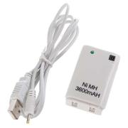 3600mAh Rechargeable Battery Pack White for XBOX360 03