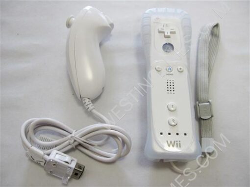 Wireless Remote & Nunchuk Controller White for Nintendo Wii (JP) - Image 4