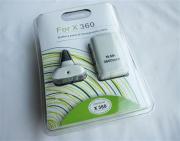 3600mAh Battery Pack and Chargeable Cable for Xbox 360 White