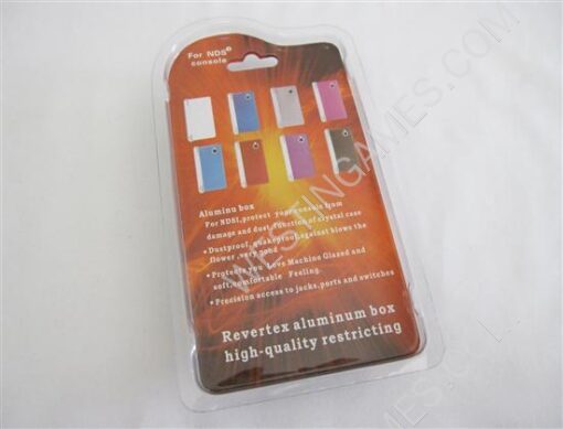 Protective Plastic Case with Aluminum Cover for NDSL/DS Lite Blue - Image 5