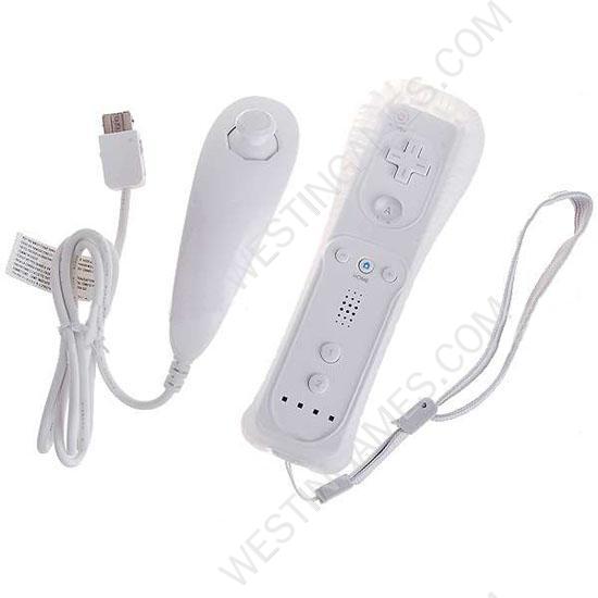 Remote and Nunchuck Controller for WII White (US Version) - Image 2