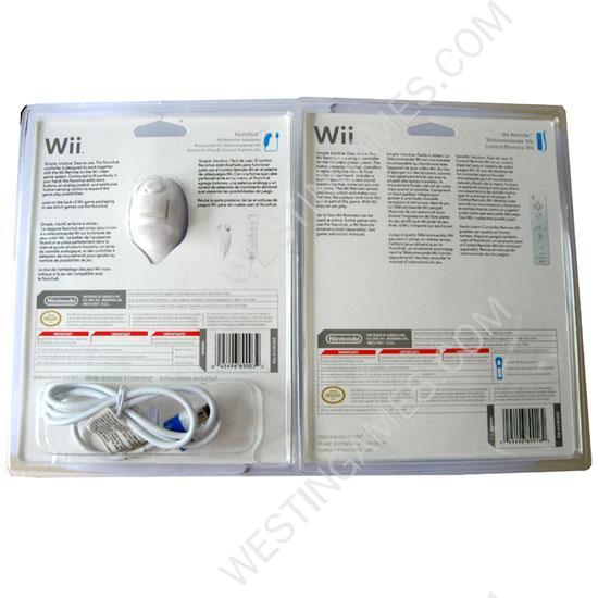 Remote and Nunchuck Controller for WII White (US Version) - Image 3