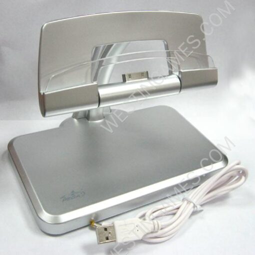 New Rotational Charger Stand Silver for IPAD / iPad 2 - Image 4