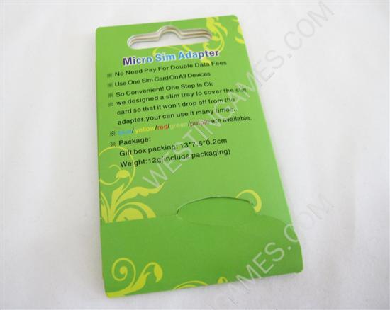 Micro SIM Adapter for All Cellphone (Apple Iphone/Ipad) - Image 2