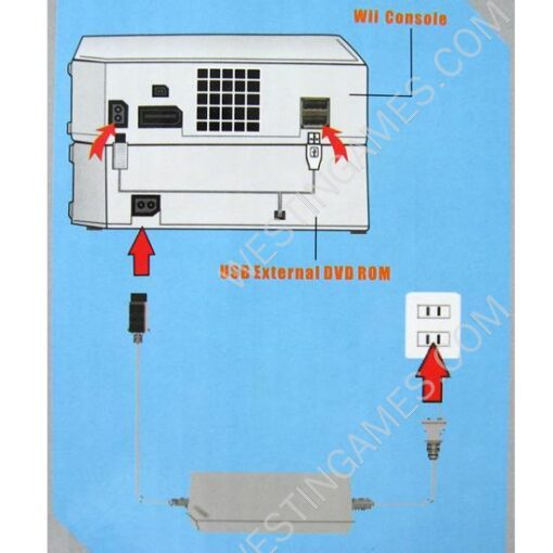 USB External DVD ROM Drive for WII Backup DVD Games - Image 5