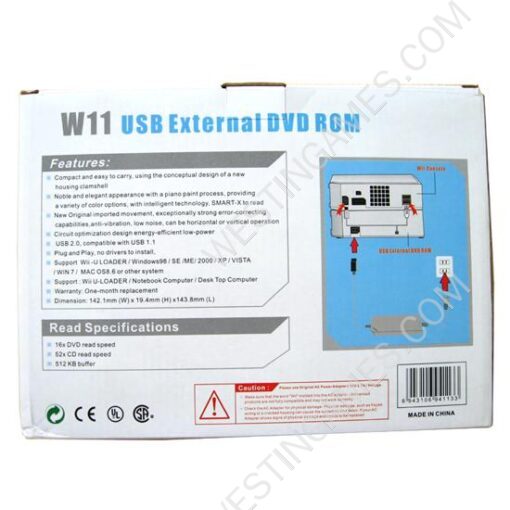 USB External DVD ROM Drive for WII Backup DVD Games - Image 6