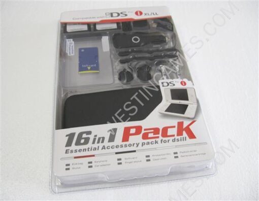 16IN 1 Pack Essential Accessory Pack For NDSI LL/XL
