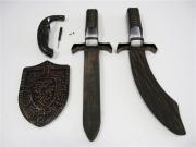 Sword/Shield/Knife Combat Pack for WII 02