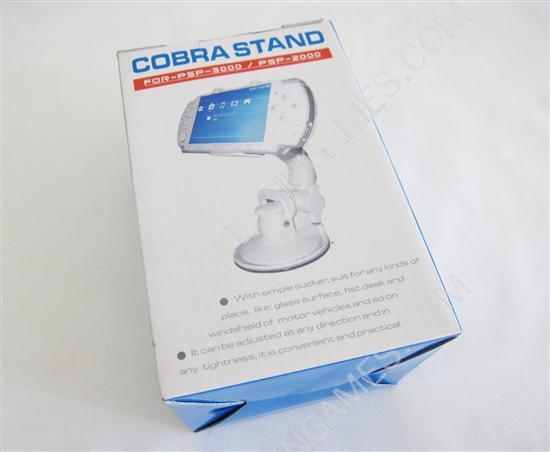 Durable Cobra Stand with Suction for Sony PSP Slim/3000 Black - Image 5