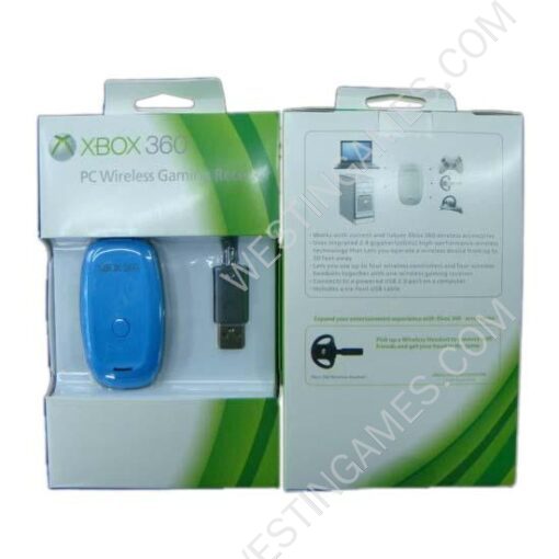 PC Wireless Gaming Receiver Blue for XBOX 360 Slim - Image 3