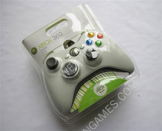 Wireless Controller Joypad with Blister for Microsoft XBOX 360 White (OEM)