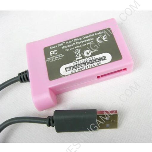 Hard Drive Transfer Kit Cable with DVD-ROM Pink for Xbox 360 - Image 3