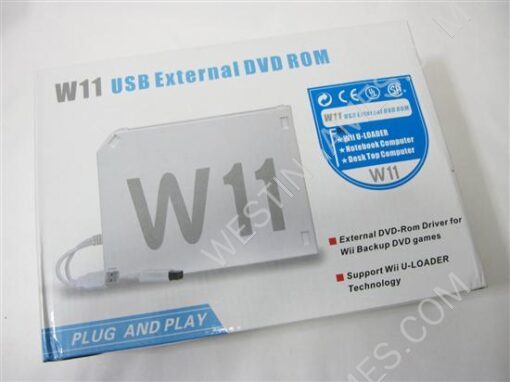 USB External DVD ROM Drive for WII Backup DVD Games