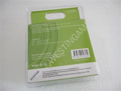2100mAh battery pack and chargeable cable for Xbox 360 Black - Image 2