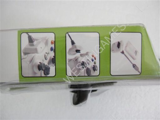 2100mAh battery pack and chargeable cable for Xbox 360 Black - Image 3
