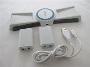 Non-Contact Double Battery Charger for XBOX 360 Wireless Controller White 02