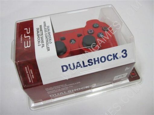 Dual Shock DualShock 3 Wireless Bluetooth SIXAXIS Controller Red for All PS3 (New)
