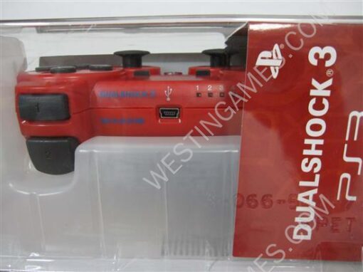 Dual Shock DualShock 3 Wireless Bluetooth SIXAXIS Controller Red for All PS3 (New) - Image 4
