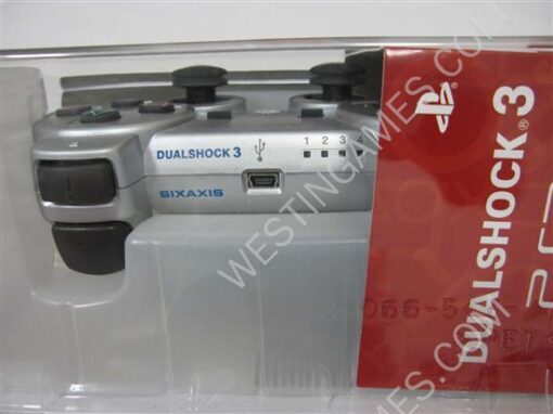 Dual Shock DualShock 3 Wireless Bluetooth SIXAXIS Controller Silver for All PS3 (New) - Image 3