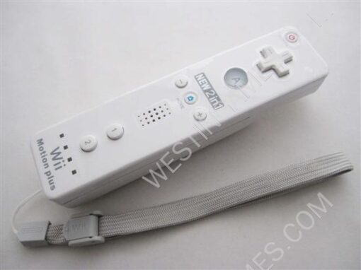 2IN1 Remote Controller with Built-in Motion Plus for Nintendo Wii / WII U - White - Image 3
