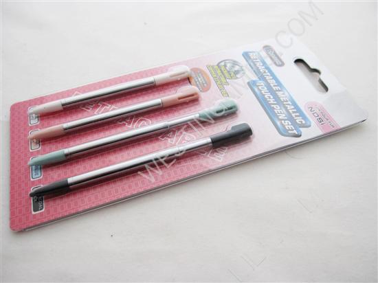 Retractable Styluses Touch Pen for DSi/NDSi (4-Stylus)