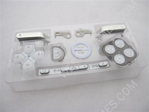 Replacement Keypad Button Set White for PSP GO PSPGO