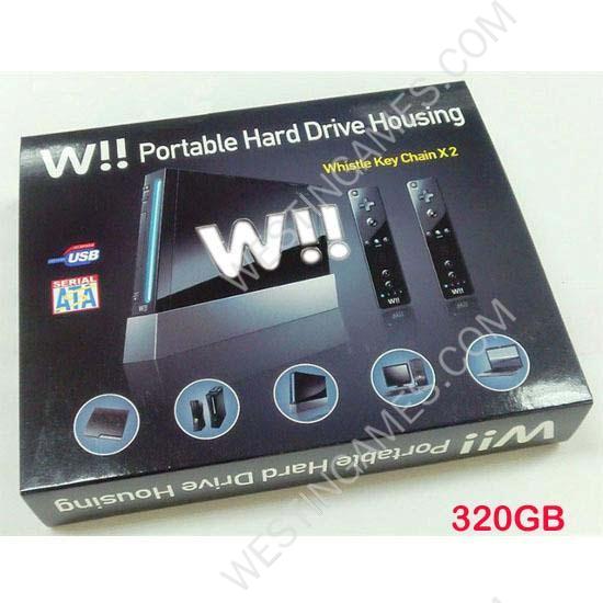 320GB Mini Wii Console Shaped External Storage USB 2.0 2.5" SATA Portable Hard Drive HDD White - Image 2