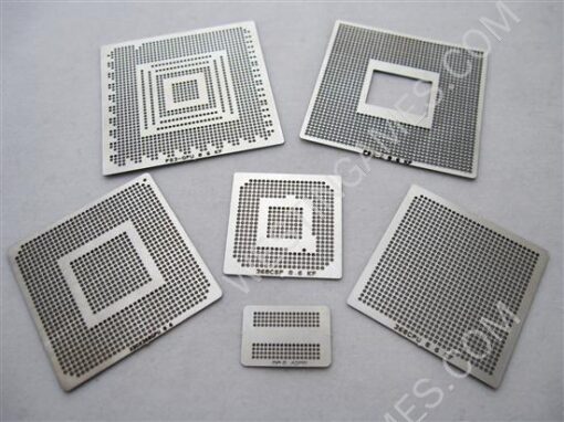 PS3 XBOX 360 GPU CPU CSP CACHE HANA Heated Stencil Template (6 Piece)