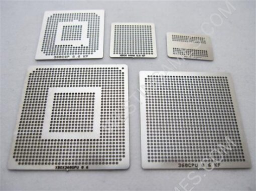 PS3 XBOX 360 WII GPU CPU CSP CACHE HANA Direct Heat Bga Stencil Template Kit (13 Piece) - Image 3