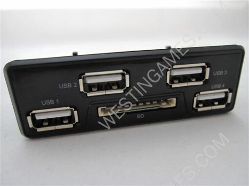 4-Port USB Hub SD Card Reader Adapter for PS3 Slim - Image 2