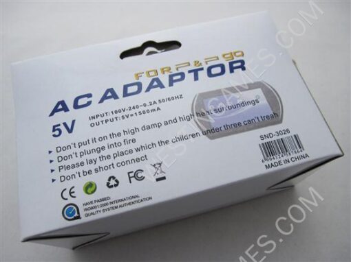 Designer's AC Aadpater with Data Charger Cable for PSP GO (US) - Image 5