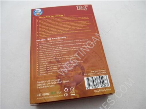 Genuine R4I-SDHC Fire Card Red Packing for NDSL/DSi/DSixl/3DS - Image 5