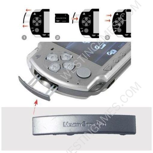 Replacement Memory Stick Duo Slot Cover for PSP 2000/Slim - Image 3