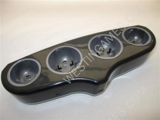 Four Port Charger Charging Stand with USB Cable Black for PS3 Move Controllers (US) - Image 3