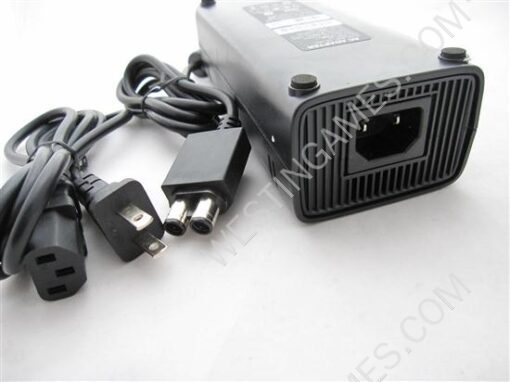 Designer's Black Power Brick Supply Ac Adapter 135W for Microsoft XBOX 360 Slim (US Plug) - Image 2