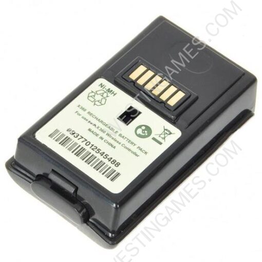 Rechargeable 3600Mah Battery Black for XBOX360 Slim Wireless Controller - Image 2