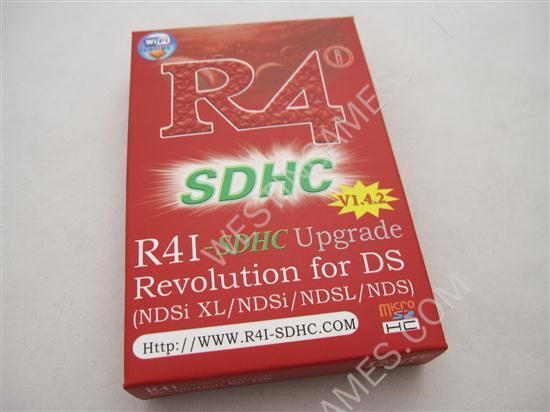 R4I-SDHC V1.4.4 Fire Card Red Revolution Packing for NDSL/DSi/DSixl