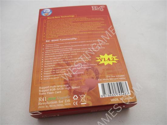 R4I-SDHC V1.4.4 Fire Card Red Revolution Packing for NDSL/DSi/DSixl - Image 5
