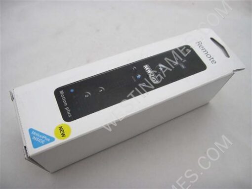 2IN1 Remote Controller with Built-in Motion Plus Black for Nintendo Wii (NEUTRAL)